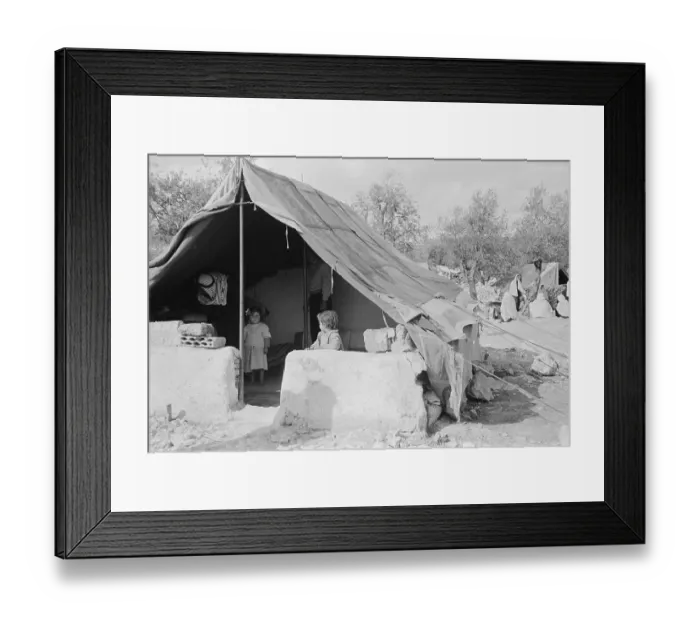 Framed Print : Al Azzeh Camp