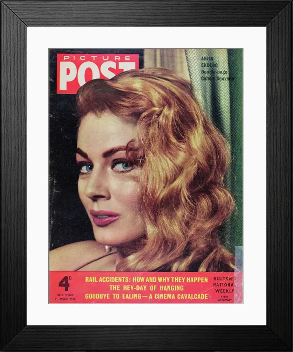 Framed Print : Anita Ekberg