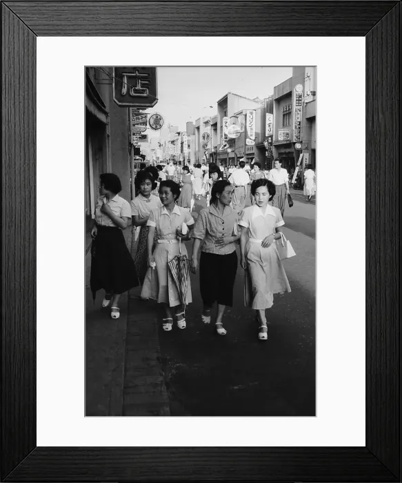 Framed Print : Hiroshima Street Scene Framed Print : Hiroshima Street Scene