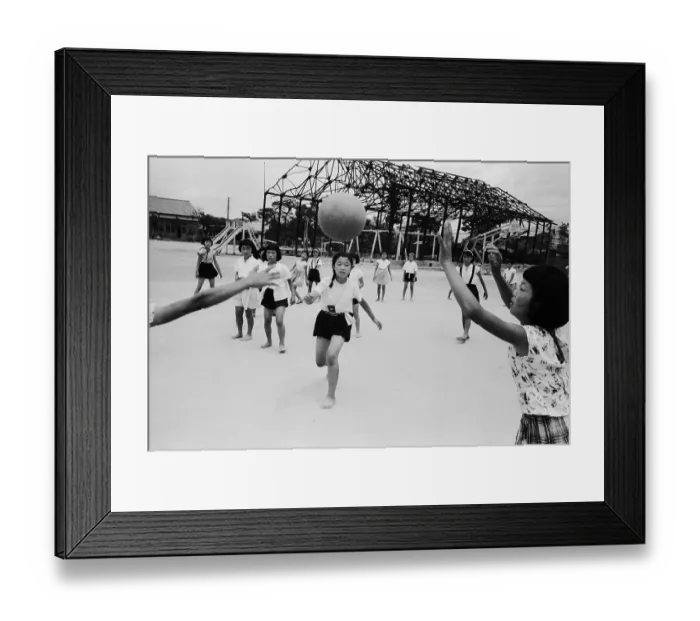 Framed Print : Hiroshima Schoolgirls Framed Print : Hiroshima Schoolgirls