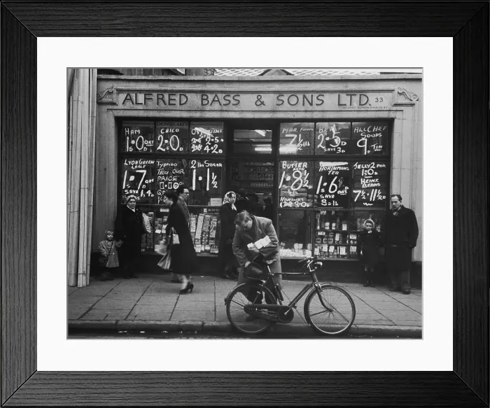 Framed Print : London Grocer Framed Print : London Grocer