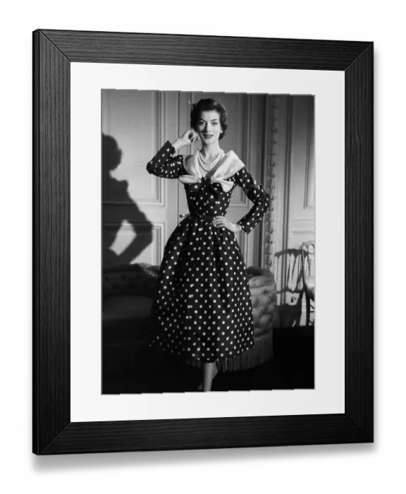 Framed Print : Dress By Fath Framed Print : Dress By Fath