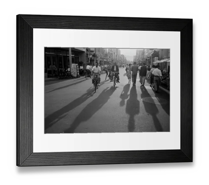 Framed Print : Street In Hiroshima Framed Print : Street In Hiroshima