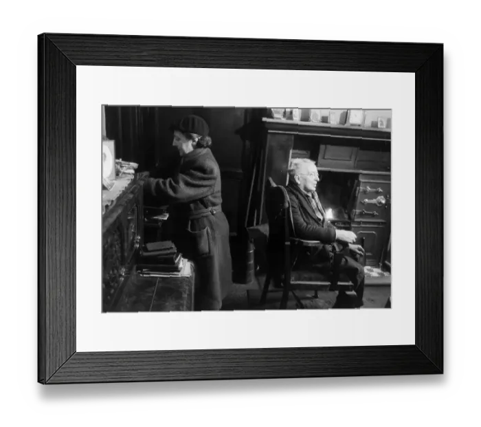 Framed Print : Visiting Old People Framed Print : Visiting Old People