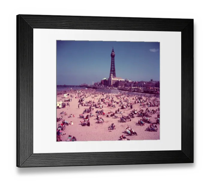 Framed Print : Blackpool Beach Framed Print : Blackpool Beach