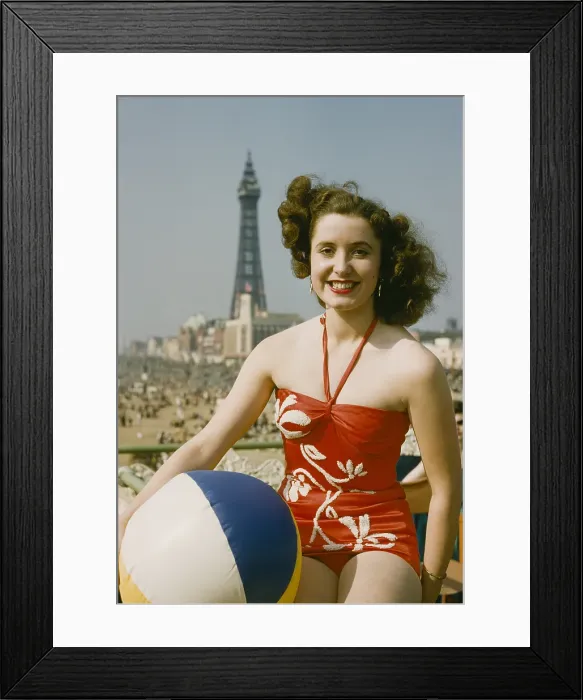Framed Print : Blackpool Beach Framed Print : Blackpool Beach