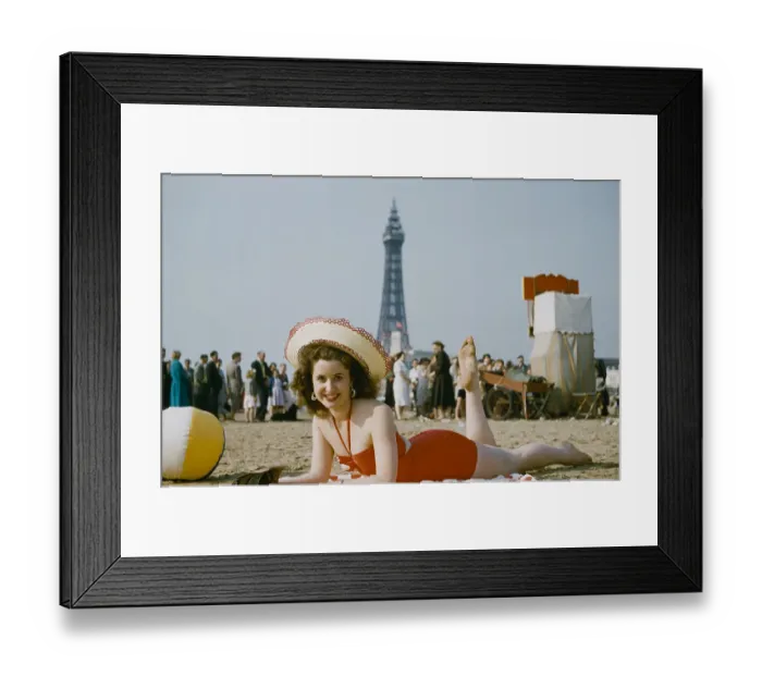 Framed Print : Blackpool Beach Framed Print : Blackpool Beach
