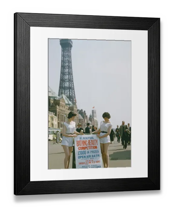 Framed Print : Blackpool Beauty Contest Framed Print : Blackpool Beauty Contest
