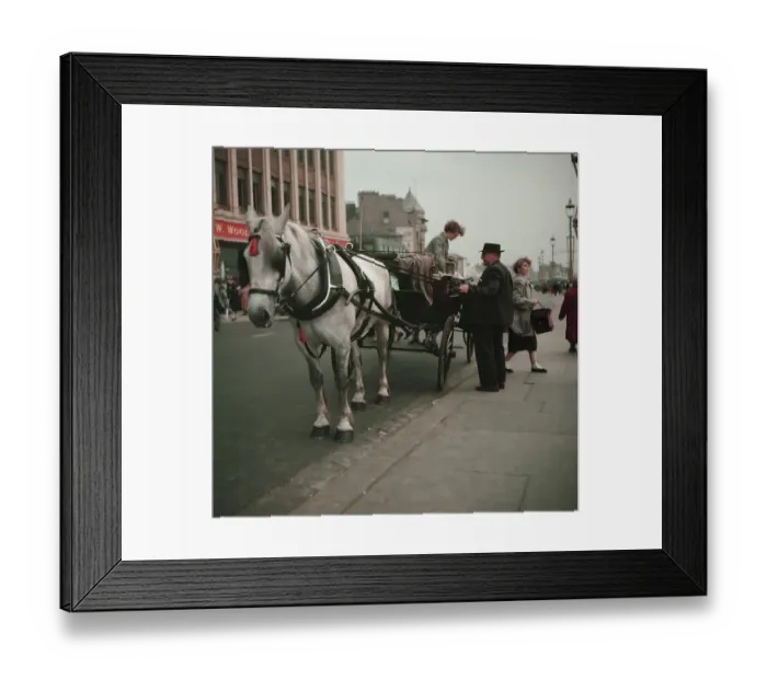 Framed Print : Blackpool Carriage Ride Framed Print : Blackpool Carriage Ride