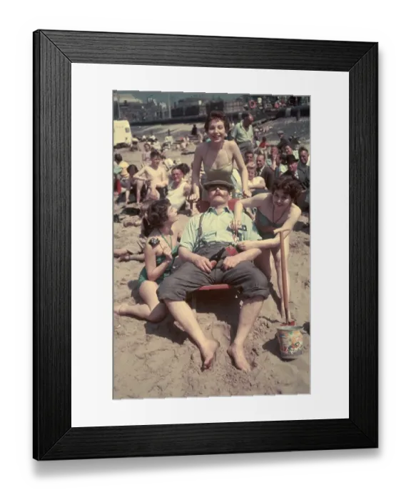 Framed Print : Pleasure Beach Framed Print : Pleasure Beach