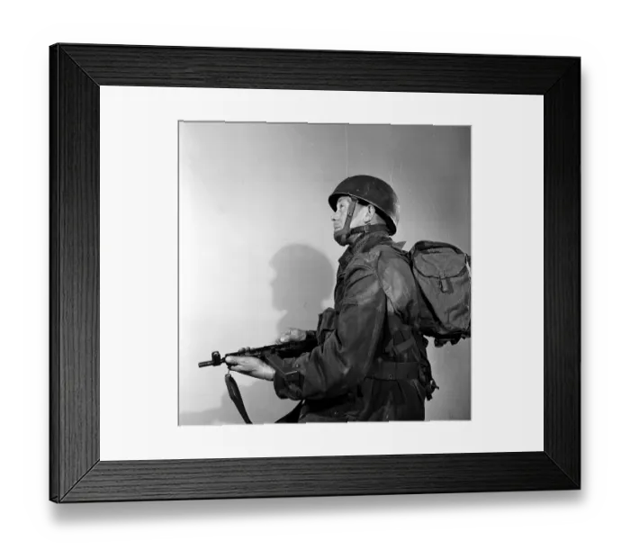Framed Print : Allied Soldier Framed Print : Allied Soldier