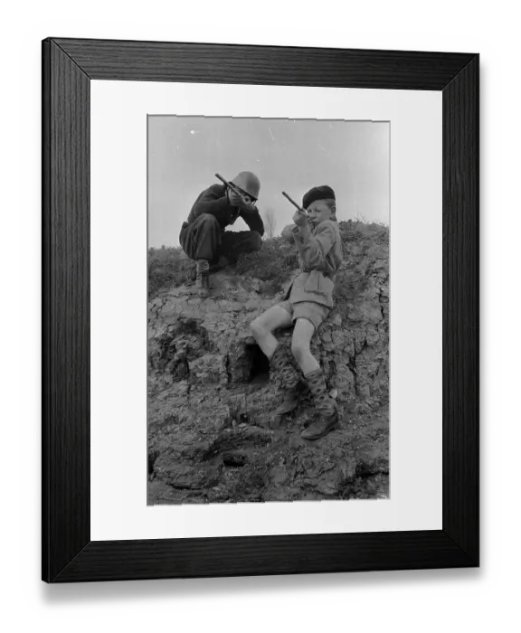 Framed Print : Boy Soldiers Framed Print : Boy Soldiers