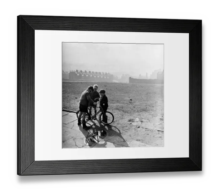 Framed Print : Admiring The Bike Framed Print : Admiring The Bike