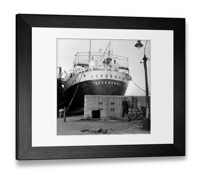 Framed Print : Herdsman Docked Framed Print : Herdsman Docked