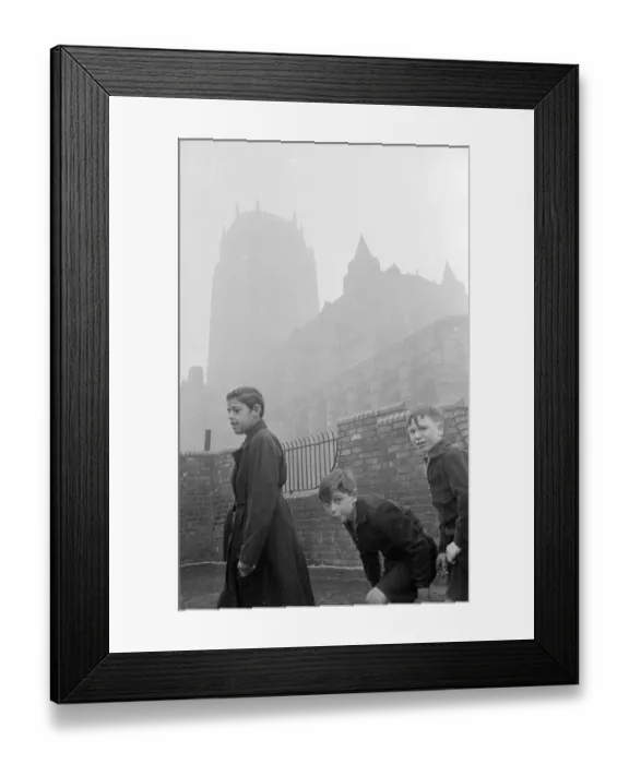 Framed Print : Liverpool Kids