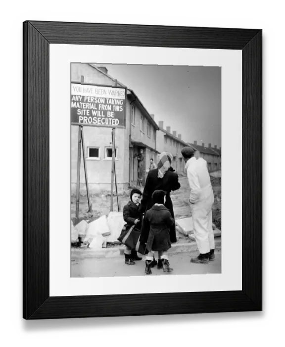 Framed Print : Building Homes Framed Print : Building Homes