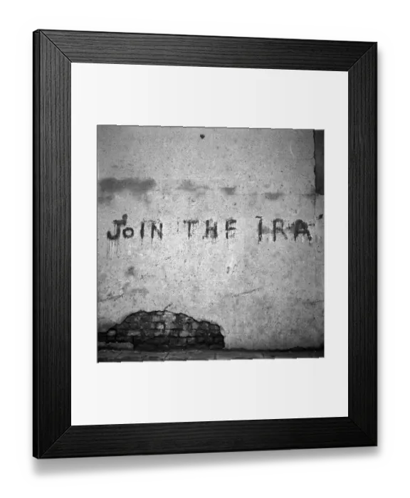 Framed Print : IRA Message Framed Print : IRA Message