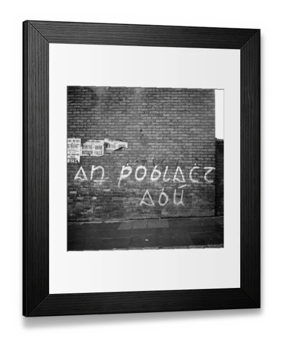 Framed Print : Wall Message Framed Print : Wall Message