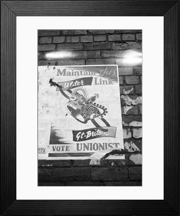 Framed Print : Unionist Poster