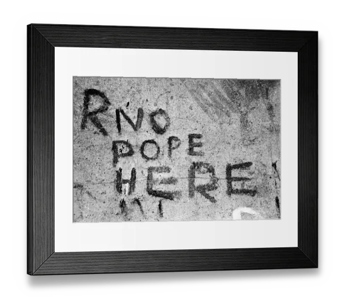 Framed Print : Unionist Slogan Framed Print : Unionist Slogan