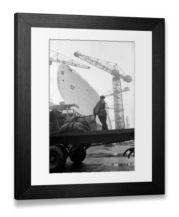 Framed Print : Ship Yard Supplies Framed Print : Ship Yard Supplies