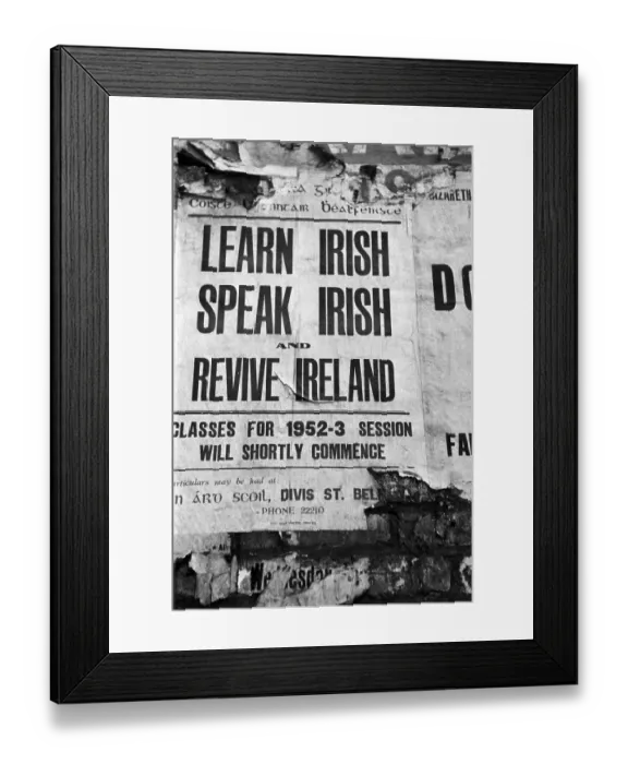 Framed Print : Belfast Irish Framed Print : Belfast Irish