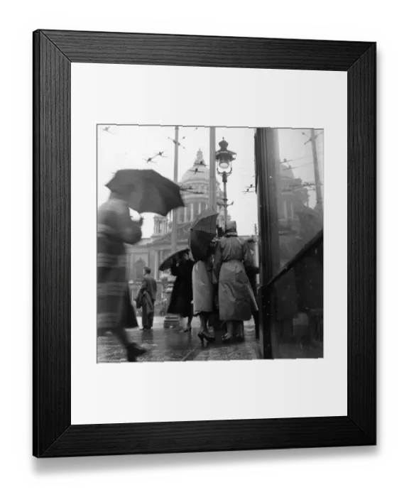 Framed Print : Rain In Belfast Framed Print : Rain In Belfast