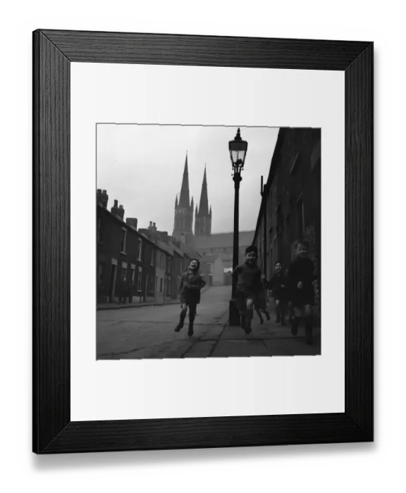 Framed Print : Belfast Kids Framed Print : Belfast Kids