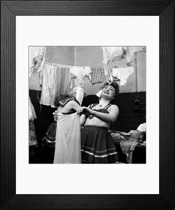 Framed Print : Chorus Girl's Laundry Framed Print : Chorus Girl's Laundry