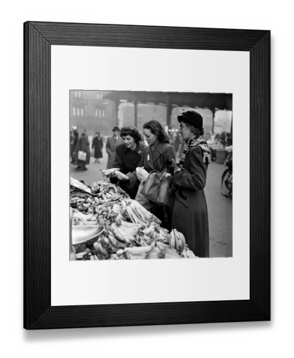 Framed Print : Chorus Girls Shopping