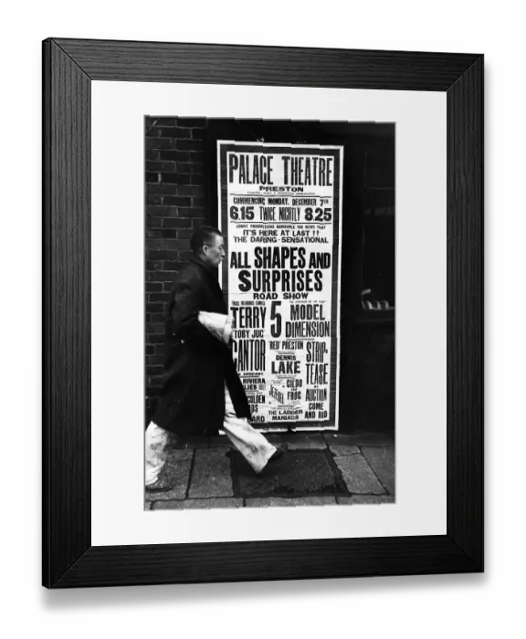 Framed Print : Theatre Poster Framed Print : Theatre Poster