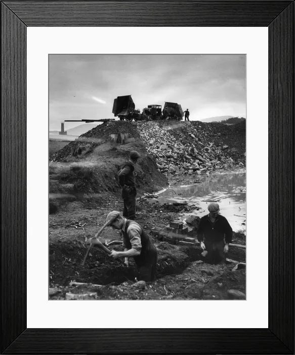 Framed Print : Drift Miners