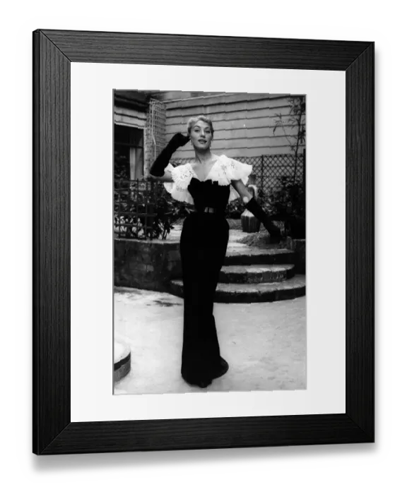Framed Print : Balmain Ball-Gown Framed Print : Balmain Ball-Gown
