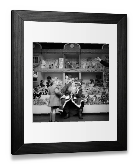 Framed Print : Weary Santa Framed Print : Weary Santa