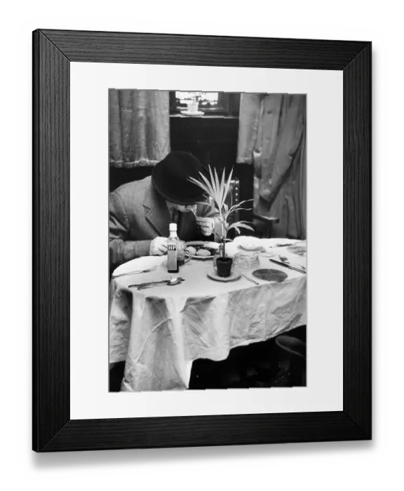Framed Print : Incognito. 14th November 1953: Solicitors, detectives Framed Print : Incognito. 14th November 1953: Solicitors, detectives