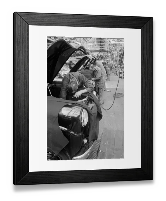 Framed Print : Car Workers Framed Print : Car Workers