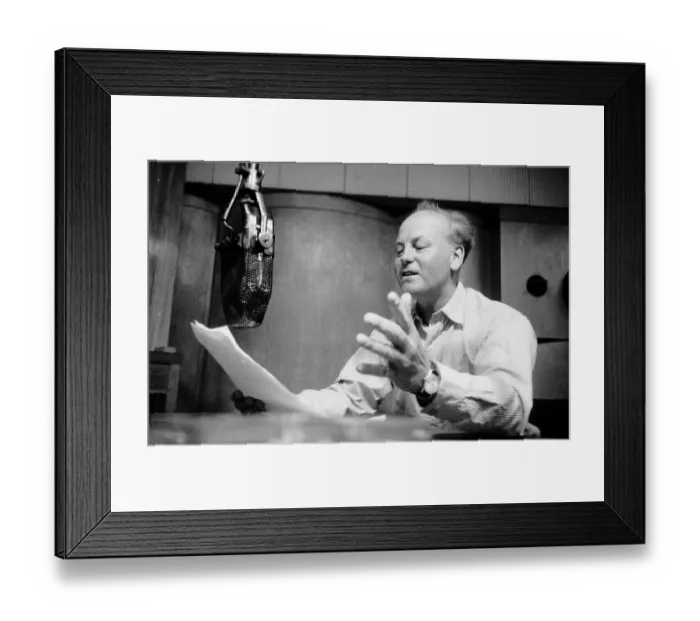 Framed Print : Radio Voice