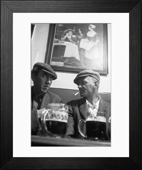 Framed Print : Beer And A Smoke Framed Print : Beer And A Smoke