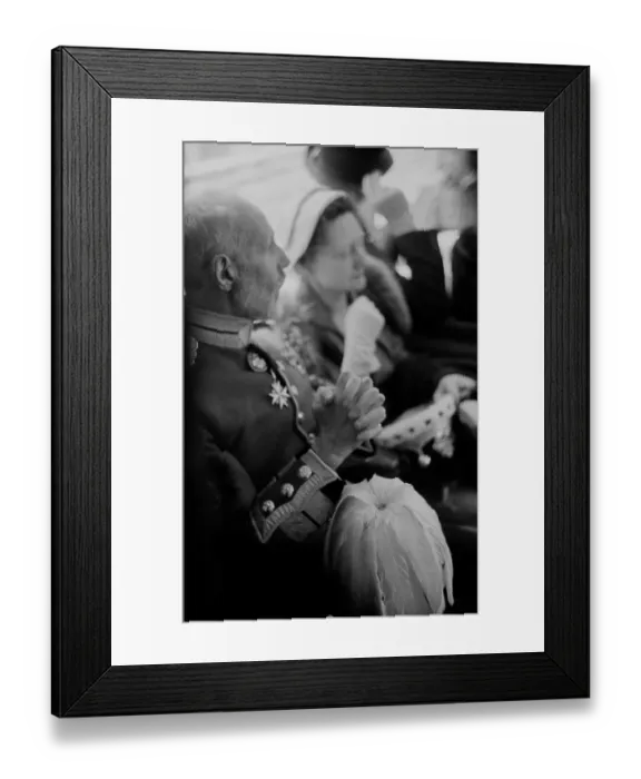 Framed Print : Nobility Using Tube Train To Attend Coronation, 1953 Framed Print : Nobility Using Tube Train To Attend Coronation, 1953