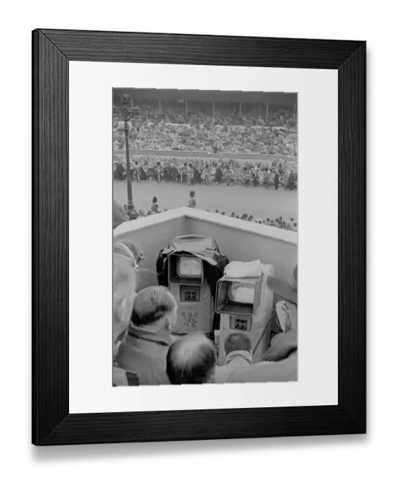 Framed Print : BBC Television Crew At Coronation, 1953 Framed Print : BBC Television Crew At Coronation, 1953