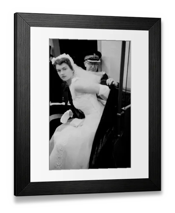 Framed Print : Nobility Using Tube Train To Attend Coronation, 1953 Framed Print : Nobility Using Tube Train To Attend Coronation, 1953