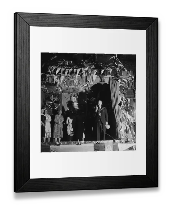 Framed Print : Mayor's Speech