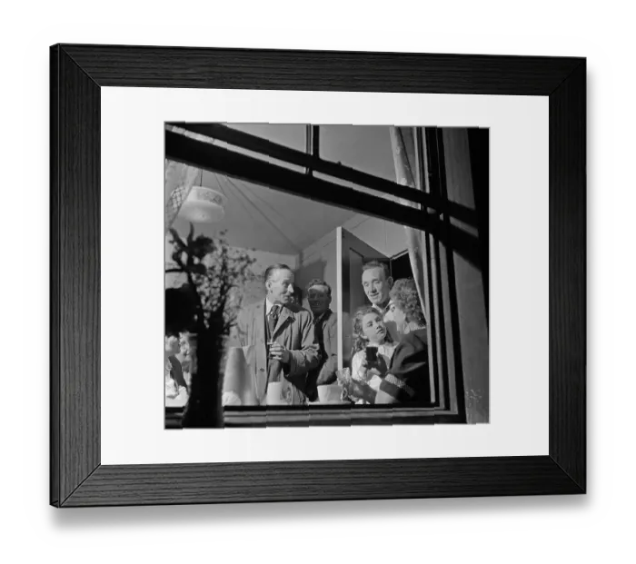 Framed Print : Coronation Party