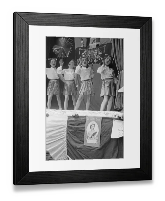 Framed Print : Coronation Party Show