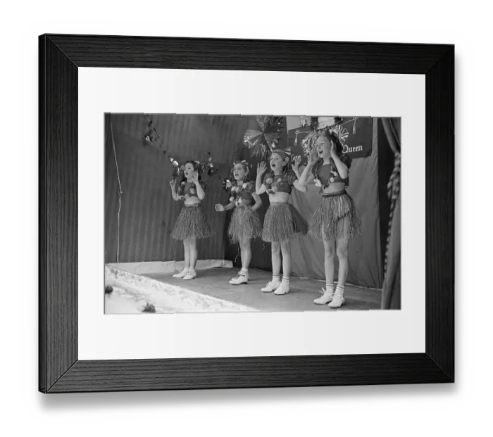 Framed Print : Coronation Party Show