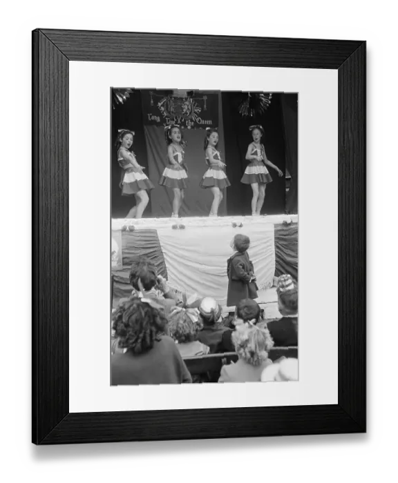 Framed Print : Coronation Party Show