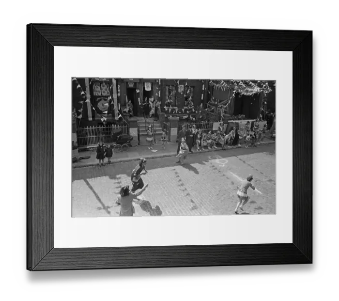 Framed Print : Street Party Games Framed Print : Street Party Games