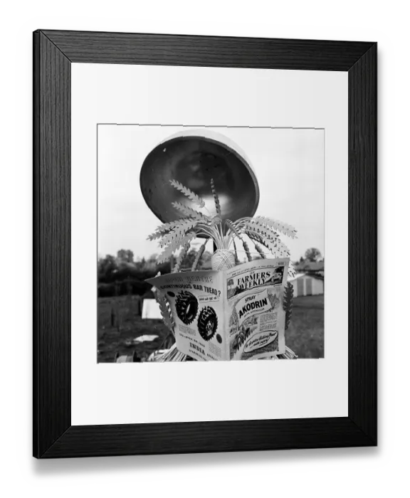 Framed Print : Crop Reads Paper