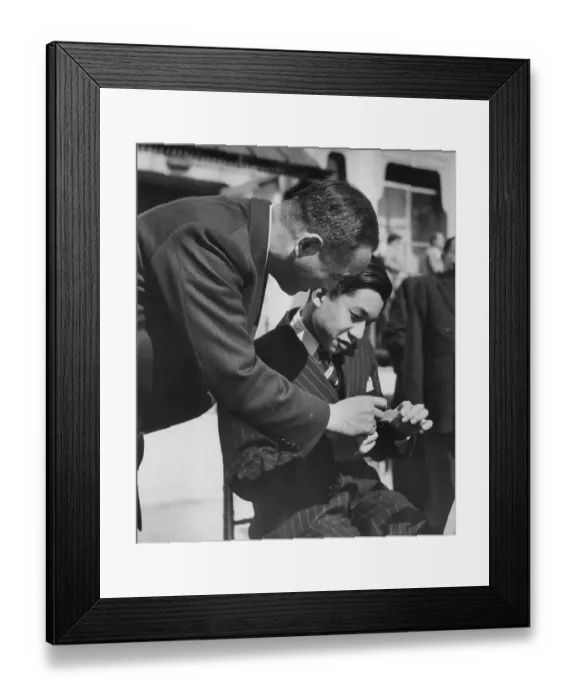 Framed Print : Akihito At London Garden Party