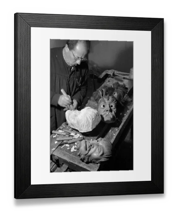 Framed Print : Mask Making Framed Print : Mask Making